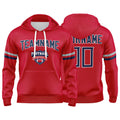 Custom Sweatshirt Hoodie For Men Women Girl Boy Print Your Logo Name Number Red&Navy&White&Gray enthsush