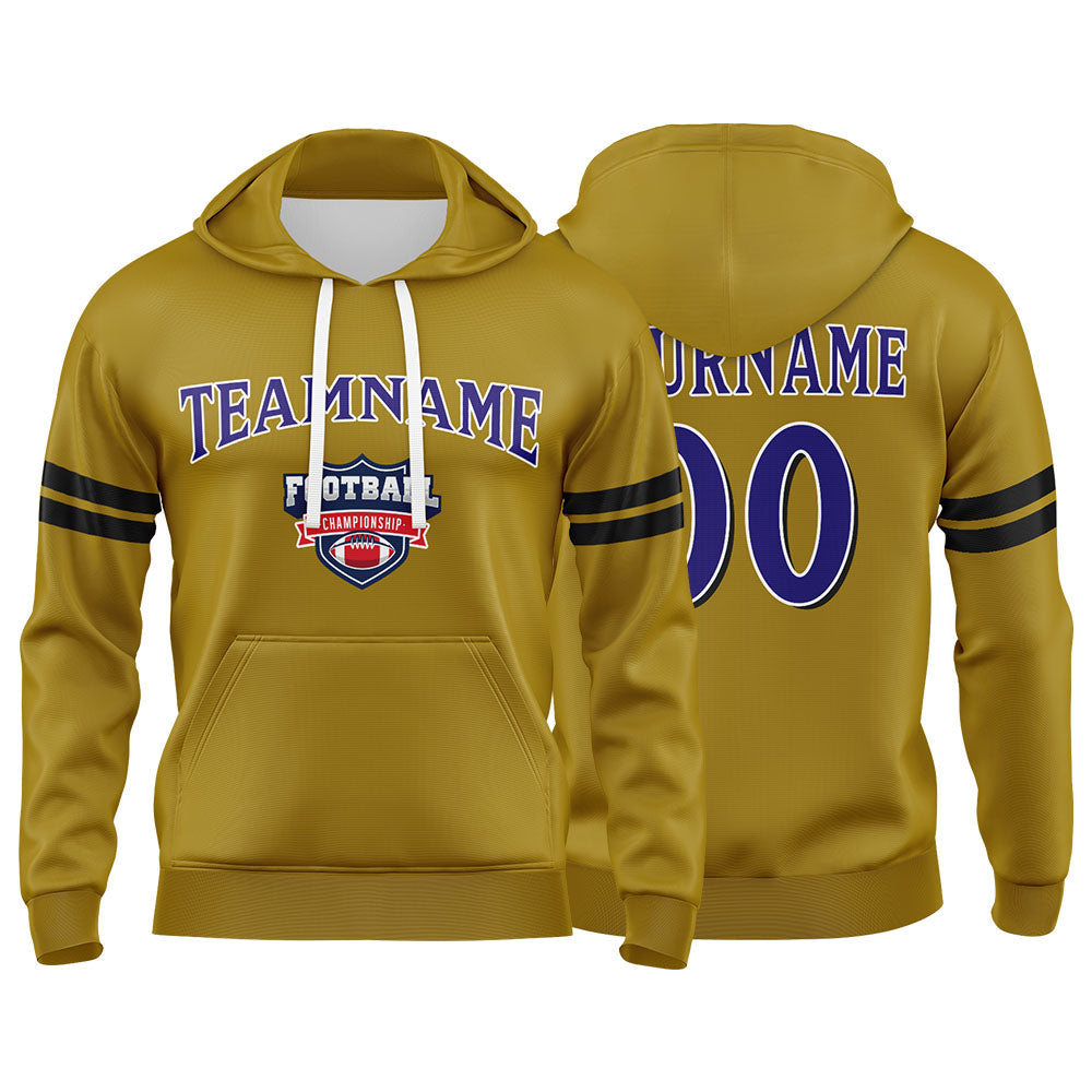 Custom Sweatshirt Hoodie For Men Women Girl Boy Print Your Logo Name Number Gold&Black&Purple&White enthsush