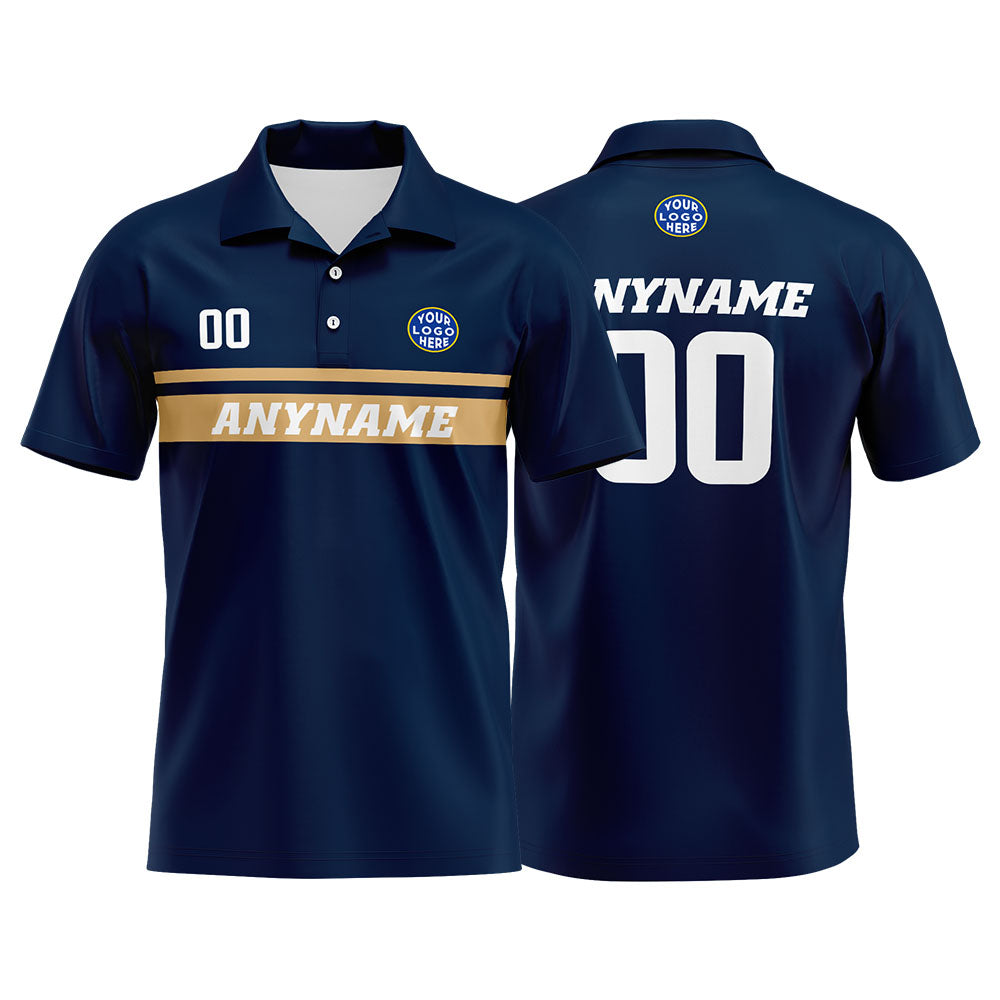 Custom Football Polo Shirts  for Men, Women, and Kids Add Your Unique Logo&Text&Number Los Angeles enthsush
