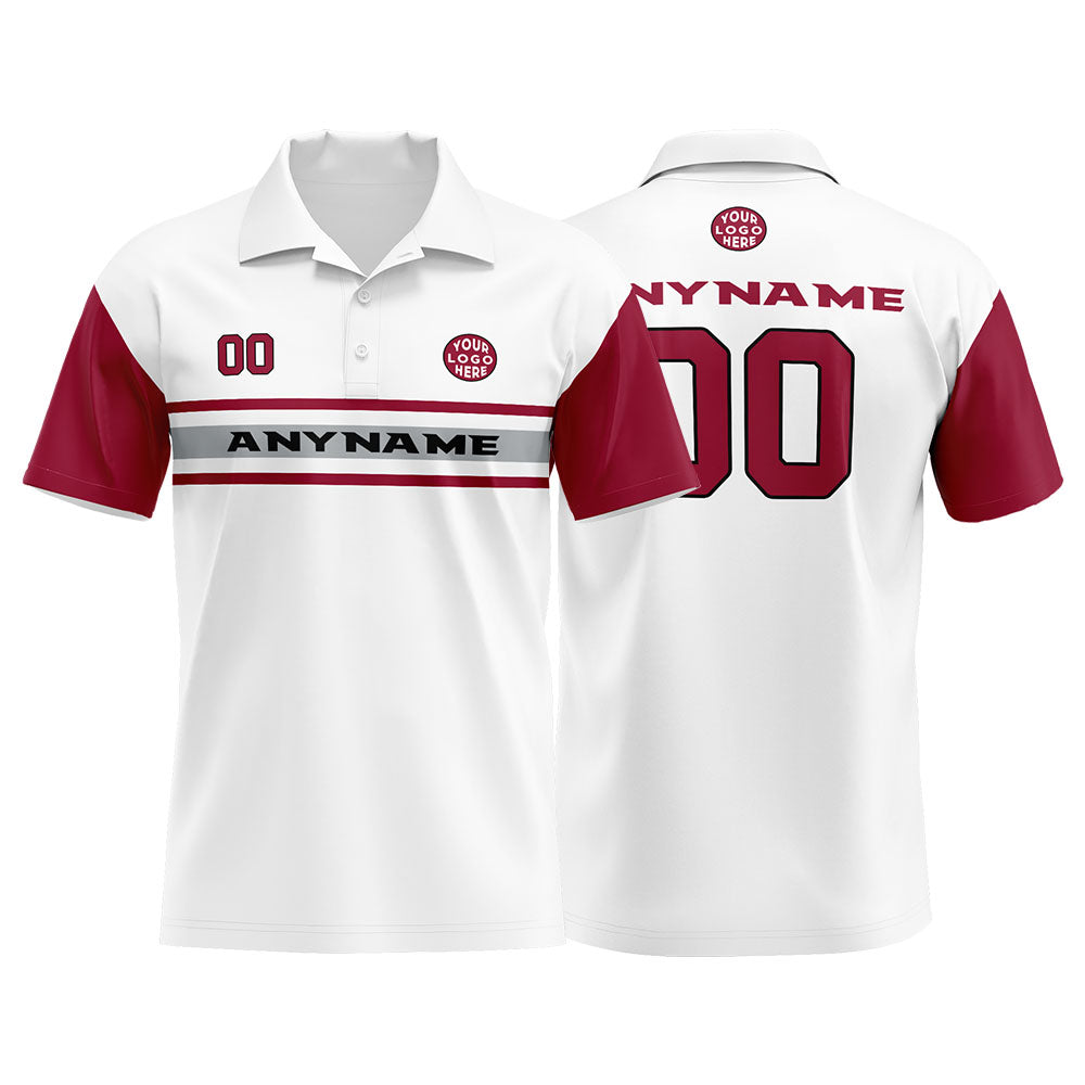 Custom Football Polo Shirts  for Men, Women, and Kids Add Your Unique Logo&Text&Number Arizona enthsush