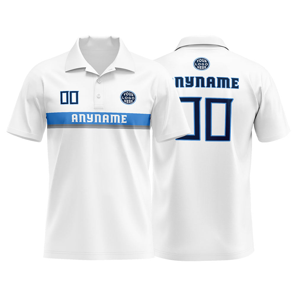 Custom Football Polo Shirts  for Men, Women, and Kids Add Your Unique Logo&Text&Number Tennessee enthsush